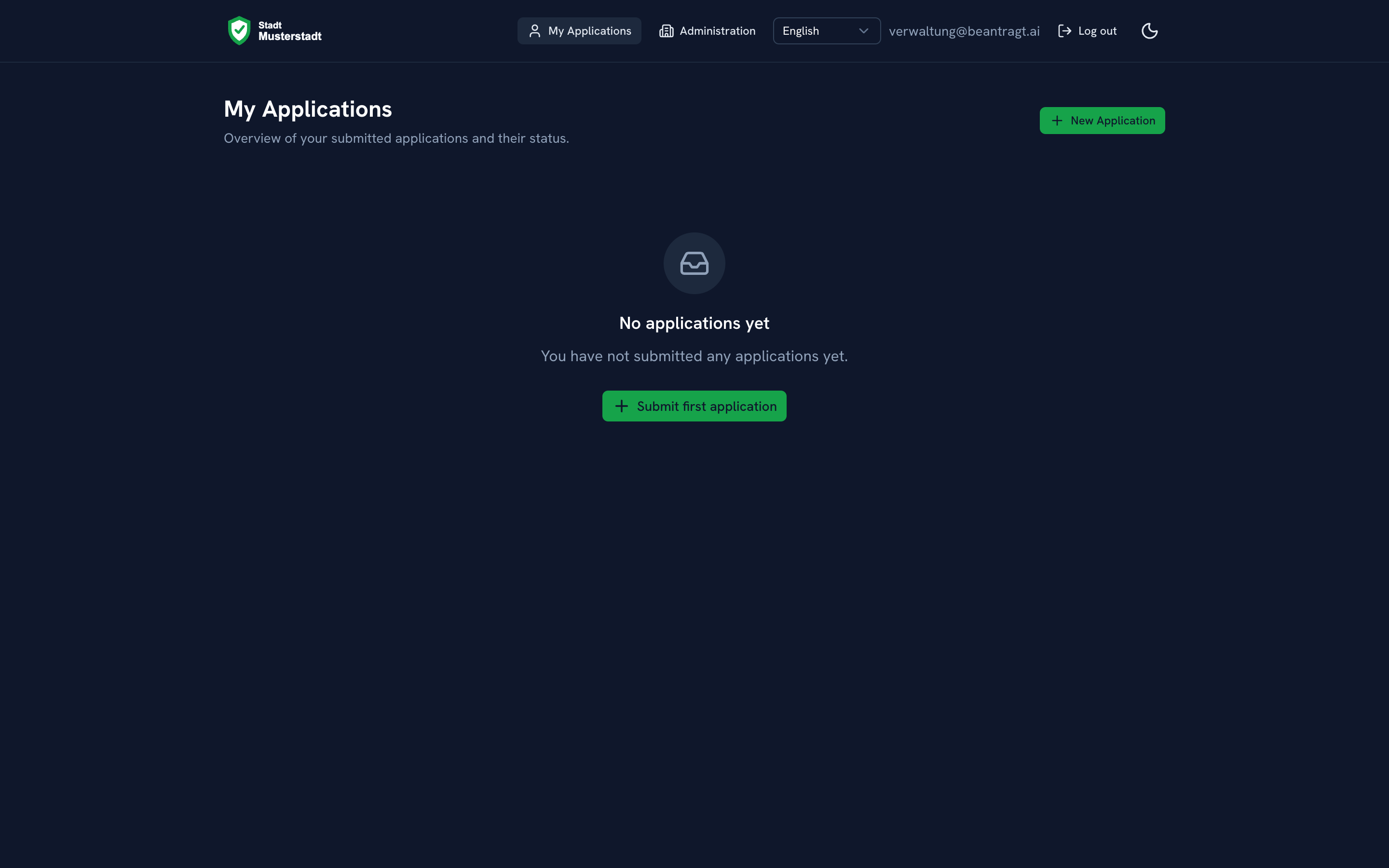 Login page with eIDAS SSO button and SAML 2.0 integration